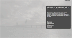Desktop Screenshot of drallisonrothman.com