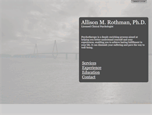 Tablet Screenshot of drallisonrothman.com